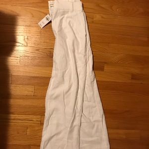 NWT wide leg linen pants